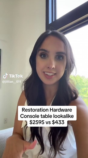 Stunning Lookalike Console Table for Your Entryway