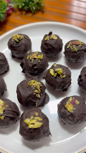 Homemade Coconut Chocolate Balls | Healthy Chocolate recipe