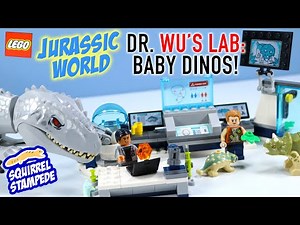 LEGO Jurassic World Dr Wu's Lab: Baby Dinosaur Breakout Speed Build Review 2020