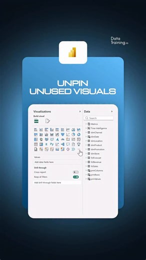 Bas Dohmen on Instagram: "Quick Power BI Tip ✌️ unpin unused visuals 🚀 #powerbi #report #design"