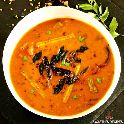 Sambar Recipe, How to Make Sambar - Swasthi's Recipes