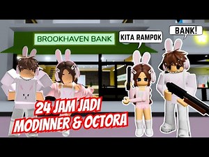 24 JAM MENYAMAR JADI MODINNER & OCTORA ‪@modinner‬ UNTUK MERAMPOK BANK DI BROOKHAVEN ft ‪@qiharaja‬