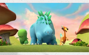 BBC出品《快乐小恐龙》Dinopaws51集带英文字幕动画及配套音频，喜欢恐龙的宝宝千万别错过！