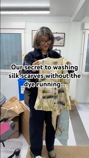 A closely guarded secret… until now! The ingredient perfect for cleaning silk scarves 😮