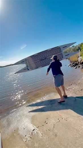 How lightweight are our catamaran paddle boards built from our proprietary fiberglass blend? You tell us🤯 These are some of the most versatile platforms on the market. Find yours at LIVEWatersports.com! #livewatersports #catamaranhull #paddleboardlife #supfishing #paddleboarding #backcountryfishing #lightweightadventure #explorenature #waterfreedom | LIVE Watersports