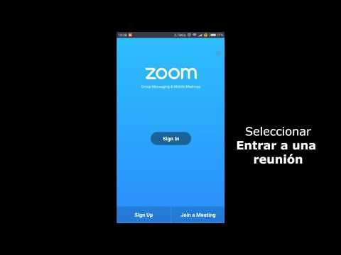 Instalar y usar Zoom Cloud Meetings en Android