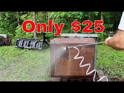 I Turned My Pressure Washer Into a Sandblaster