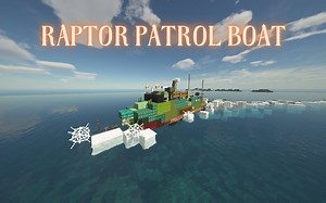 【Minecraft建筑教程】如何建造 Raptor Class_游戏热门视频