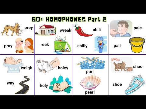 Lesson 218: List of 60+ Homophones in English | Sound Same Meaning Different! | With Examples