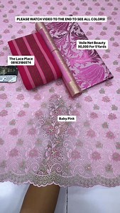 117 reactions · 5 comments | Sweetest Premium Net Voile Lace  LOVELY CLASSY BEAUTIFUL VERY VERY UNIQUE This is too fine 殺 90,000 FOR 5 YARDS ONLY GELE IS SOLD SEPARATELY!! . YOU CAN SEND A DM OR CALL AND WHATSAPP US ON 08163186574 TO PLACE YOUR ORDER!! WE DELIVER NATIONWIDE!! | The Lace Place | Facebook