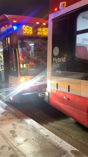 Minor Bus Bump on the Way Home | TTC 96 Route 🚍 #Shorts