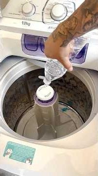 I put vinegar in the washing machine and regretted not doing it sooner!