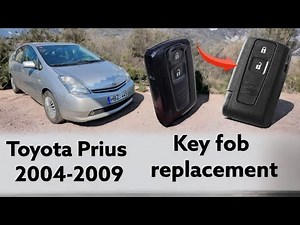 Toyota Prius New Key Fob Case Shell Replacement, Battery Replacement