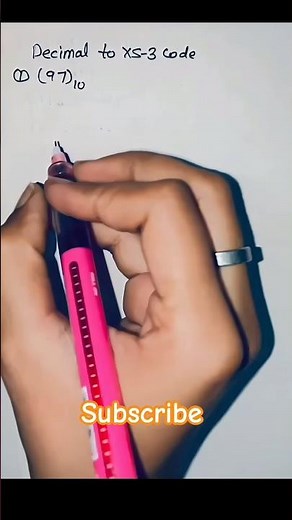 Decimal to excess 3 code #binary #computerscience #shorts