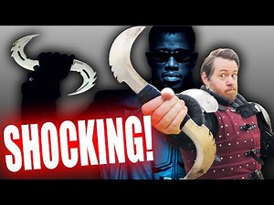 This SHOULD NOT WORK the way it does! - TESTING film THROWING GLAIVES from BLADE and KRULL