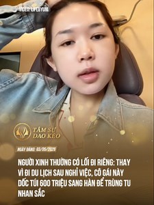 600 triệu sang Hàn phẫu thuật thẩm mỹ