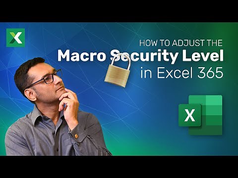 How to Adjust the Macro Security Level in Excel 365 for Windows