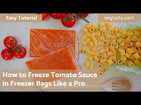 How to Freeze Tomato Sauce in Freezer Bags Like a Pro (And the Quickest Way to Defrost!)