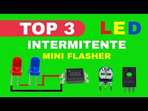 Como Hacer un Circuito LED Intermitente con Optoacoplador y Transistor | Flasher Electrónico Fácil”