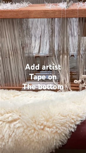 Tip for loom threading #weavingloom #warping #textiletools #looms