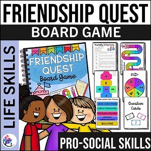SOCIAL SKILLS ACTIVITIES I Social Skills Games I Friendship Lessons Game Board