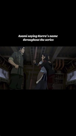 It’s so funny how she stars to say her name with so much anger in the middle and then at the end she says it softly 😂 #thelegendofkorra #asamisato #fyp #trending #korra