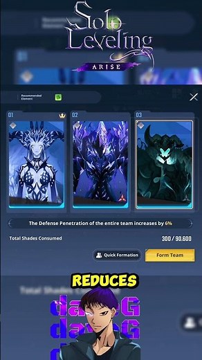 RECOMMENDED SHADOW SETUP | SOLO LEVELING: ARISE