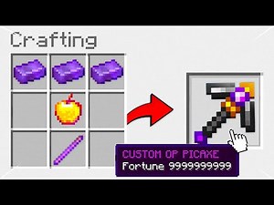 Minecraft but There are CUSTOM PICKAXE...