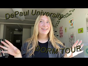 DePaul University Dorm Tour 2021 :):)
