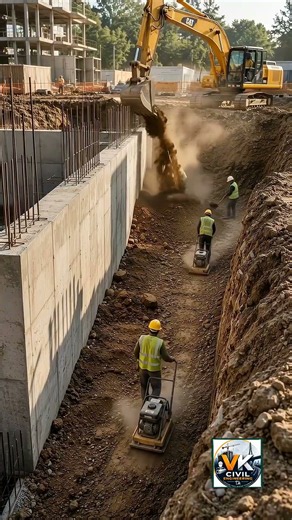 Stepped Retaining Wall | Why Stepped Backfilling & Proper Compaction Matter