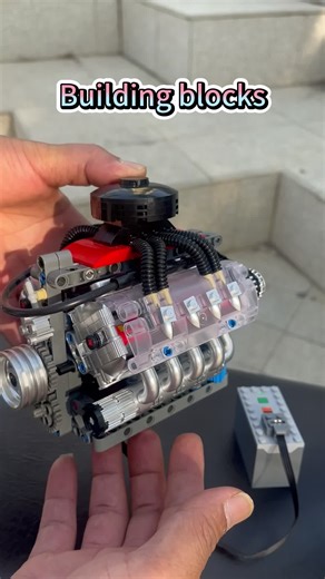 Build a WORKING V8 Engine in 3 Hours? This Mould King Kit is Wild 🔥#MouldKing​ #V8Engine#BuildingBlocks#FunctionalBuild#CarEnthusiast​