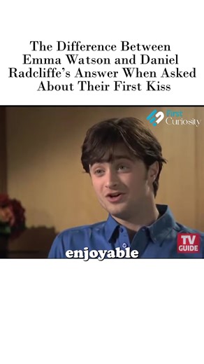 Emma Watson vs. Daniel Radcliffe on Their First Kiss - Totally Different Reactions! When Harry Potter stars Emma Watson and Daniel Radcliffe were asked about their first on-screen kiss, their answers couldn’t have been more different — and fans are still laughing about it! This short clip shows just how differently the two actors remember that iconic moment from Harry Potter and the Deathly Hallows, giving us a rare peek behind the scenes of one of the most talked-about moments in the franchise.