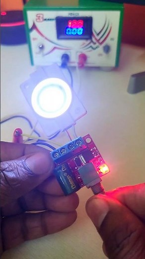 12V LED brightness control using PWM controller module 🤘 #circuitstories #experiment #diyprojects