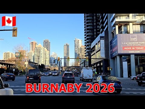 Future of Burnaby: Driving Tour of New Development Hotspots - Driven on January 16 2026