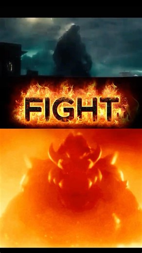 Godzilla (kotm) vs bowser (Mario movie)