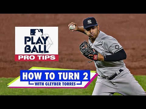 Turn a Double Play like a Major Leaguer! | Yankees SS Gleyber Torres gives us baseball training tips