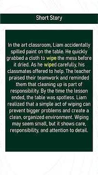 wipe # Expand Your English Vocabulary