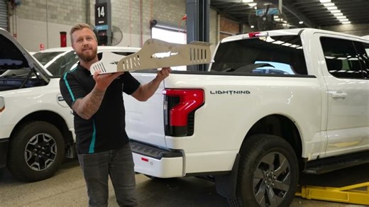 Bash Plate Protection! How we engineer products to spec the F-150 Lightning for tough environments. | AUSEV®