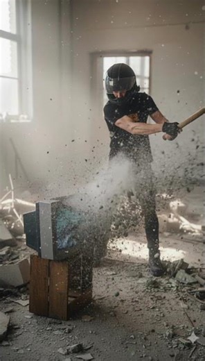 [BZ] CRT TV Destruction Therapy | Spring Cleaning Smash!