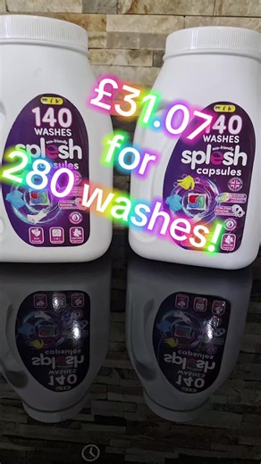 Grab this deal before the sell out! @Splesh have these 2 tubs of washpods for £31.07!! #washing #laundry #tiktokshop #dealdrop #tiktokmademebuylt