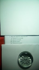 Write the algebraic expression for:(i) Perimeter of a rectangl... | Filo