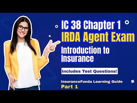 IC-38 Chapter 1 Explained | Introduction to Insurance | Guide for IRDA Insurance Agent Exam