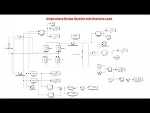 Single-Phase Bridge Rectifier Explained | R & RL Load Simulation in MATLAB Simulink