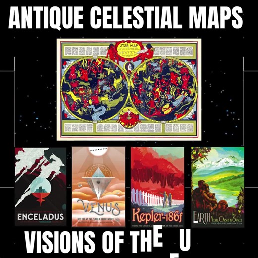 Solar System Posters – Space Illustration – Educational Planet Chart – Vintage Astronomy Wall Art - Etsy