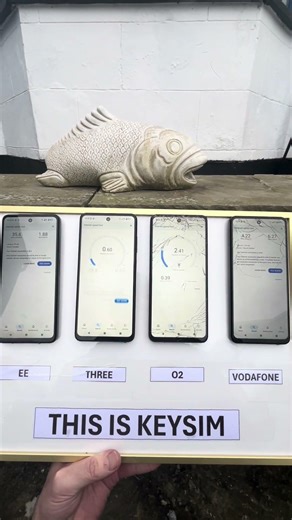 Menai Bridge Anglesey mobile network speed test Vodafone O2 EE and Three