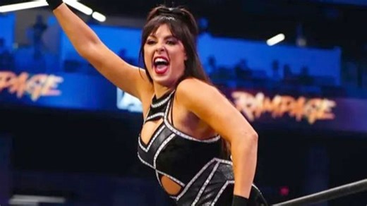 AEW star Rebel, 47, breaks down in tears as she reveals lung cancer battle