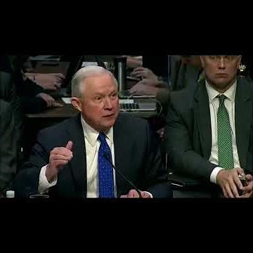 Watch Live Attorney General Jeff Sessions Testifies Before Senate Judiciary Committee (36) #sho