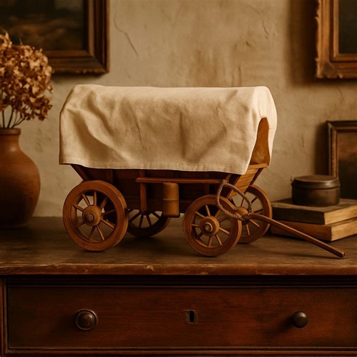 Model Conestoga Wagon Kit | Wood Rustic Vintage Decor | Collector's Estate Find - Etsy