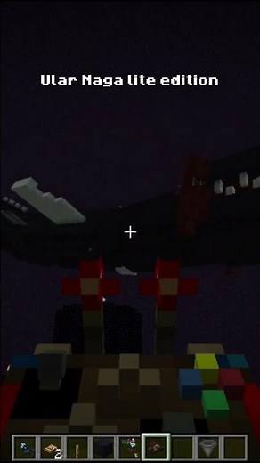 Ular naga lite edition #minecraft #createmod #clockworkmod #voidpower #gaming