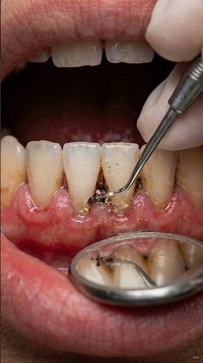 Removing Years of Built Up Plaque from Front Teeth Instantly